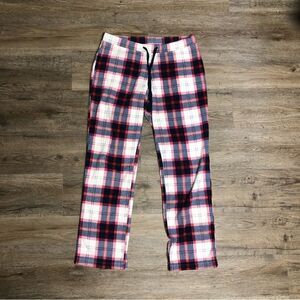 Old Navy Woman’s fleece plaid pants/ pajama bottoms Size M